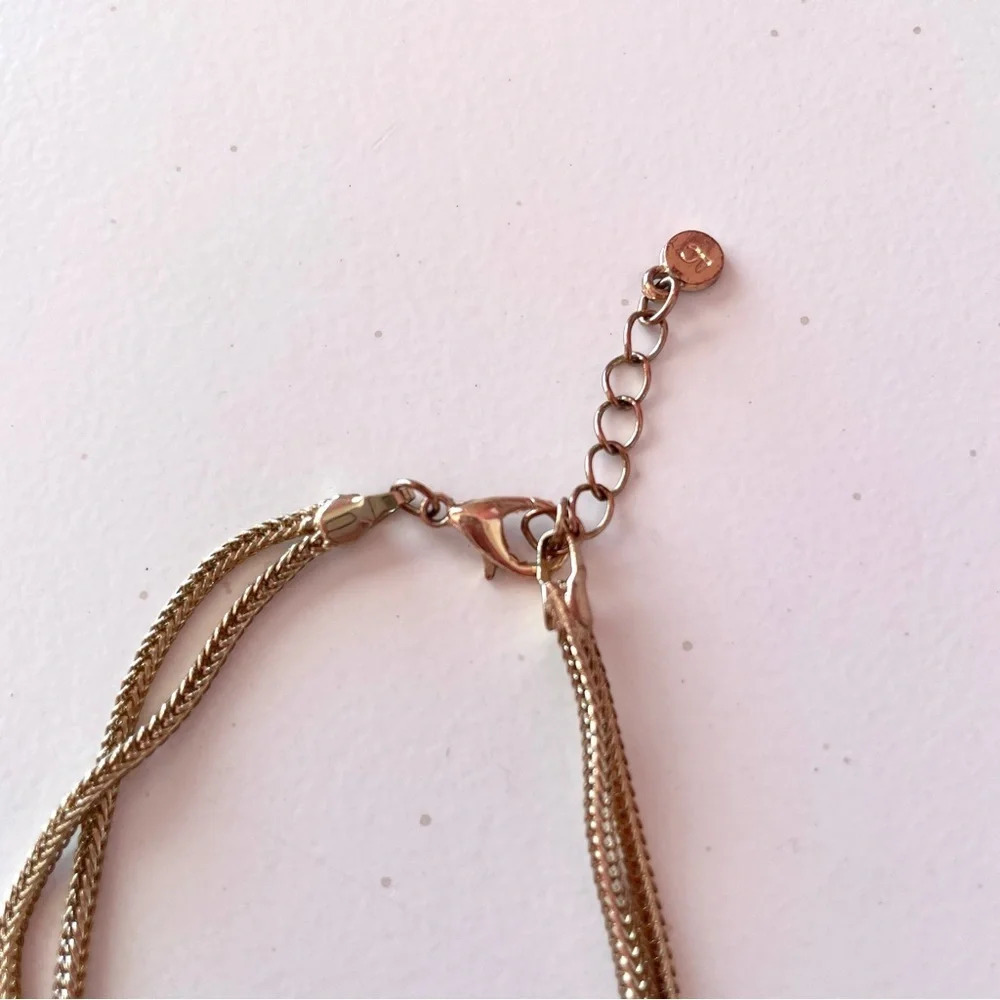 Lauren Conrad Gold Dainty Adjustable Bracelet Set of 3 - Picture 6 of 8